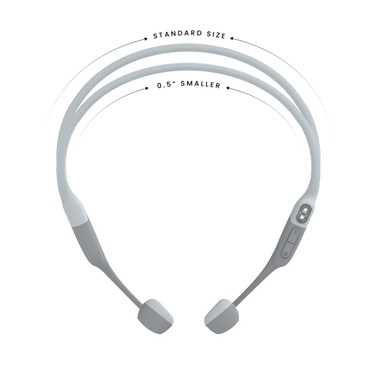 Shokz OpenRun Bone Conduction Open-Ear Endurance Headphones - Grey